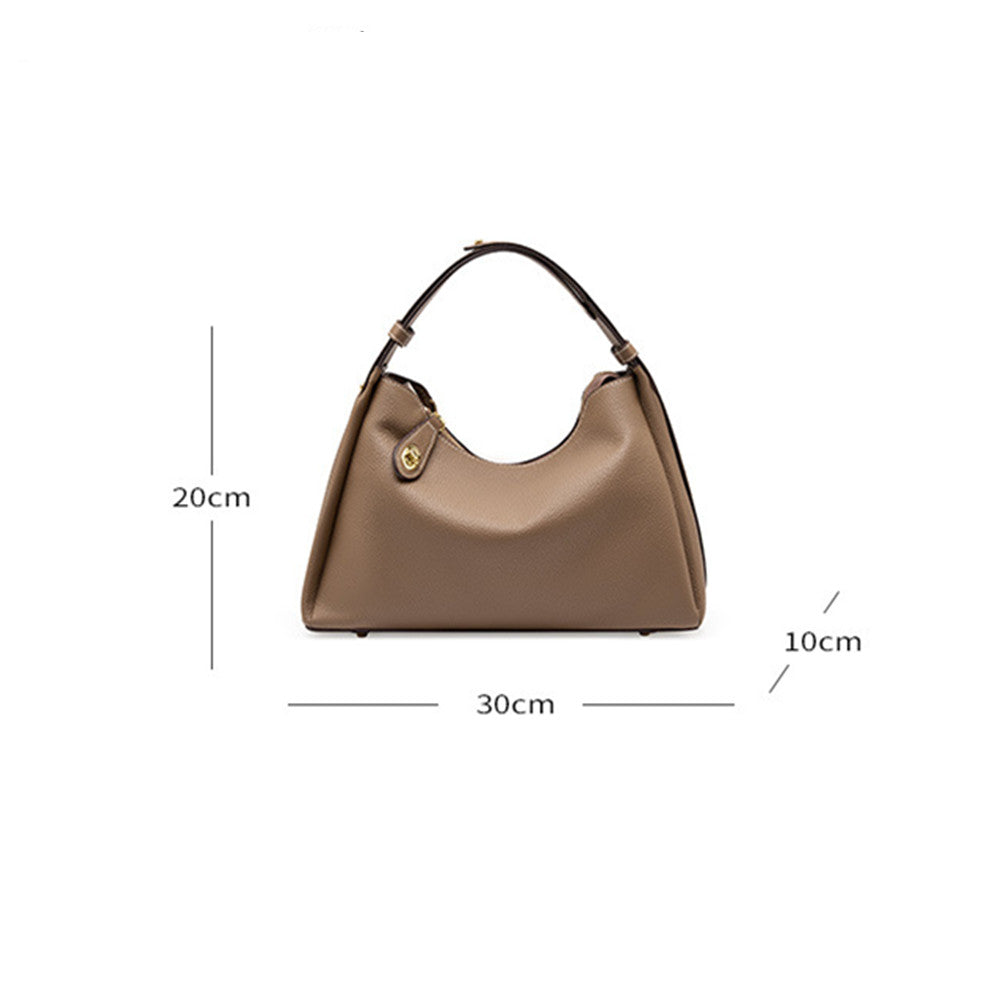 Borsa in vera pelle nuova collezione 2026, a tracolla, a mano, a bandoliera, a spalla, da donna, elegante