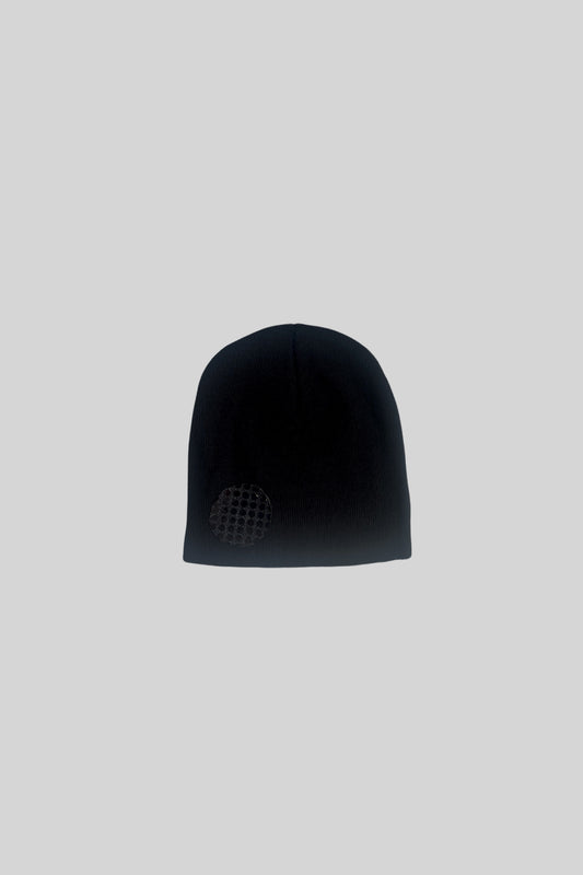 "A" LOGO BEANIE(SPANGLE BLACK)
