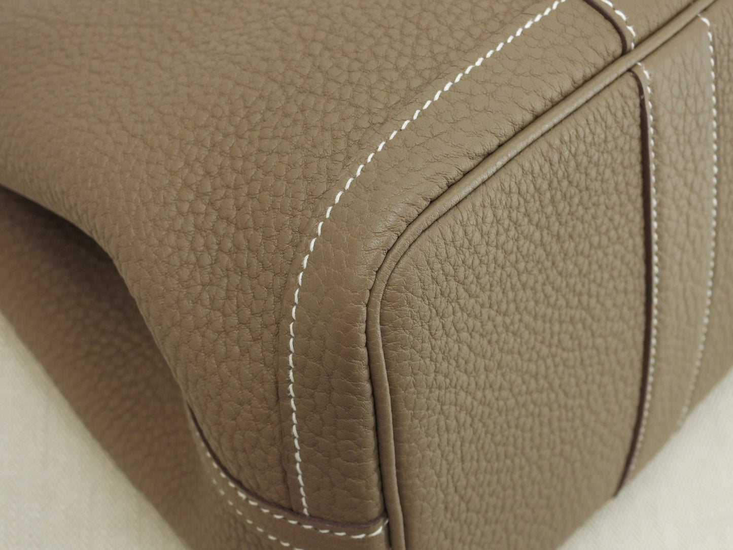Hermes Garden Party TPM Negonda Etoupe Borsa a Mano Tote Come Nuova@U