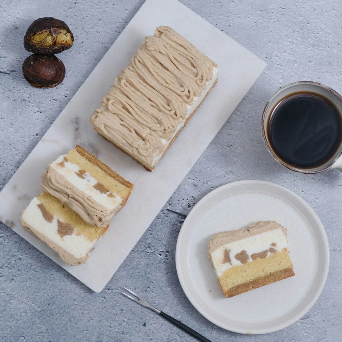 【Spese di spedizione e confezione di San Valentino inclusi】Torta Mont Blanc Fusubon 36,5 g di carboidrati/1 torta