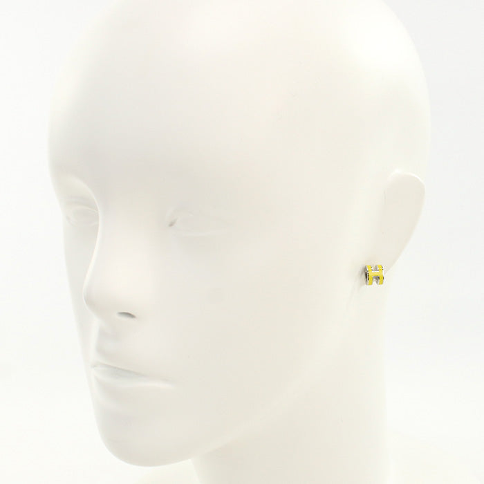 HERMES エルメス ピアス MINI POP H 98 NEW LIME レディース イエロー