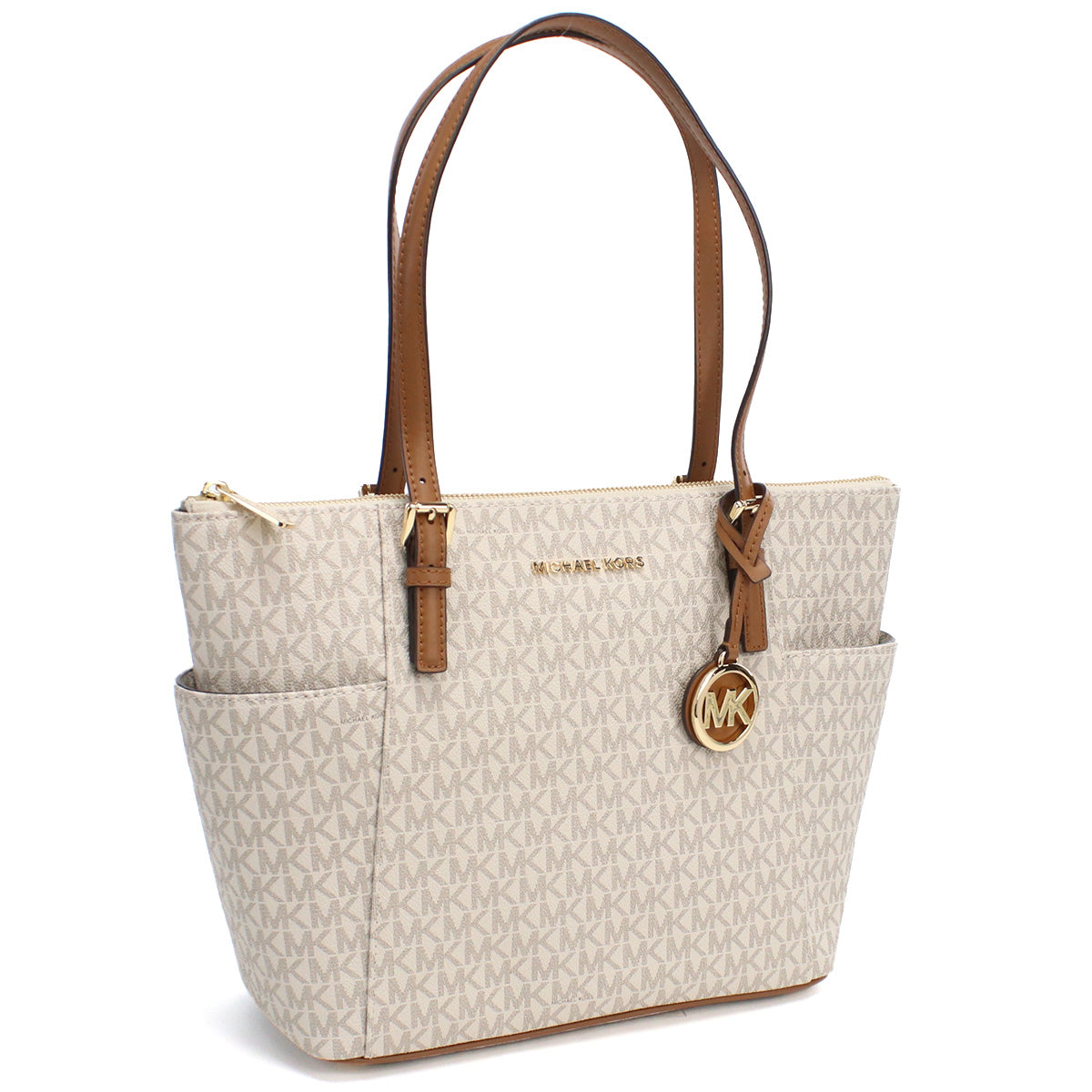 マイケル コース MICHAEL KORS JET SET ITEM ジェットセット アイテム トートバッグ　30S0GTTT1B　149　VANILLA/ACRN ホワイト系