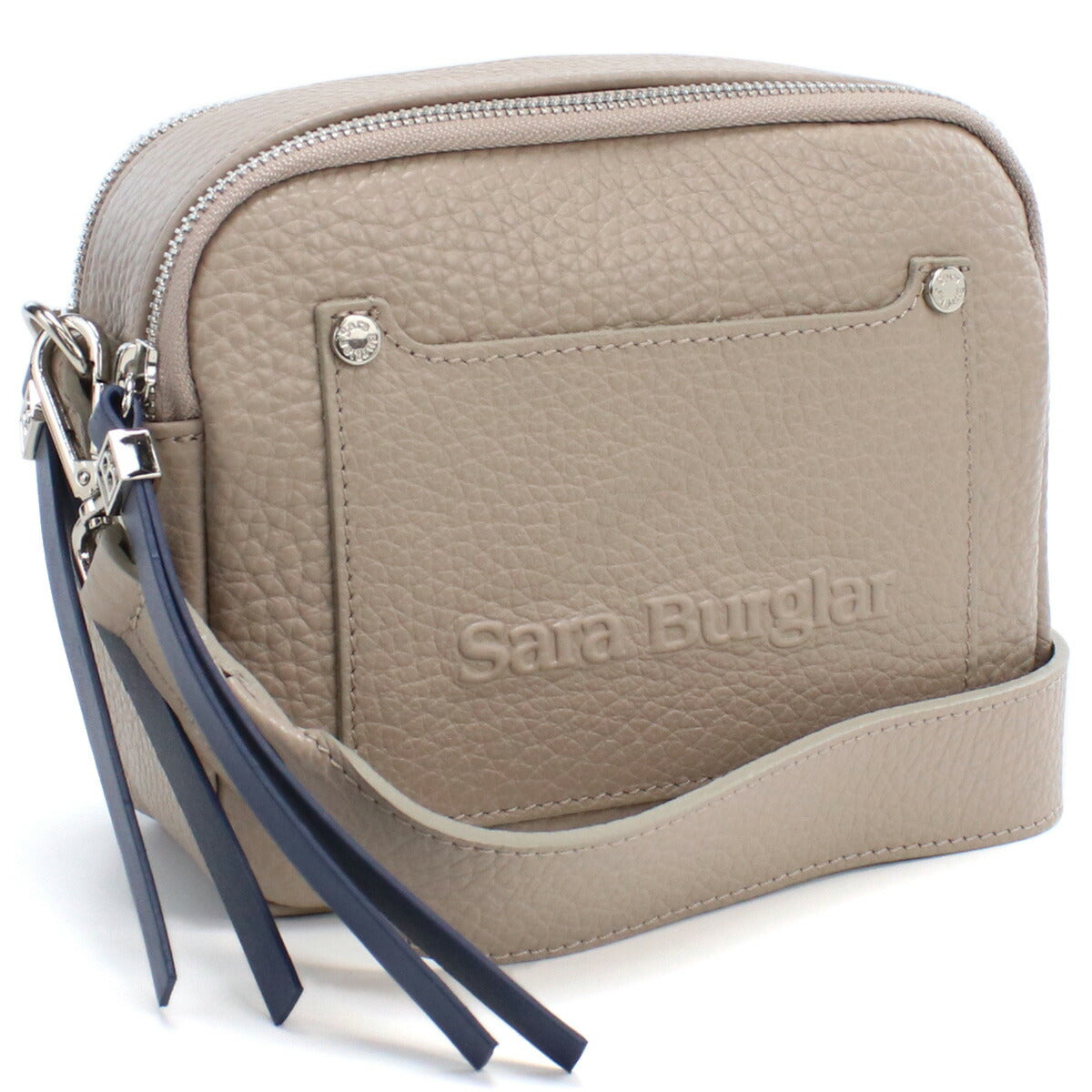 サラバーグラー Sara Burglar  斜め掛け ショルダーバッグ ブランド ロゴ 　916　TAUPE グレー系 bag-01