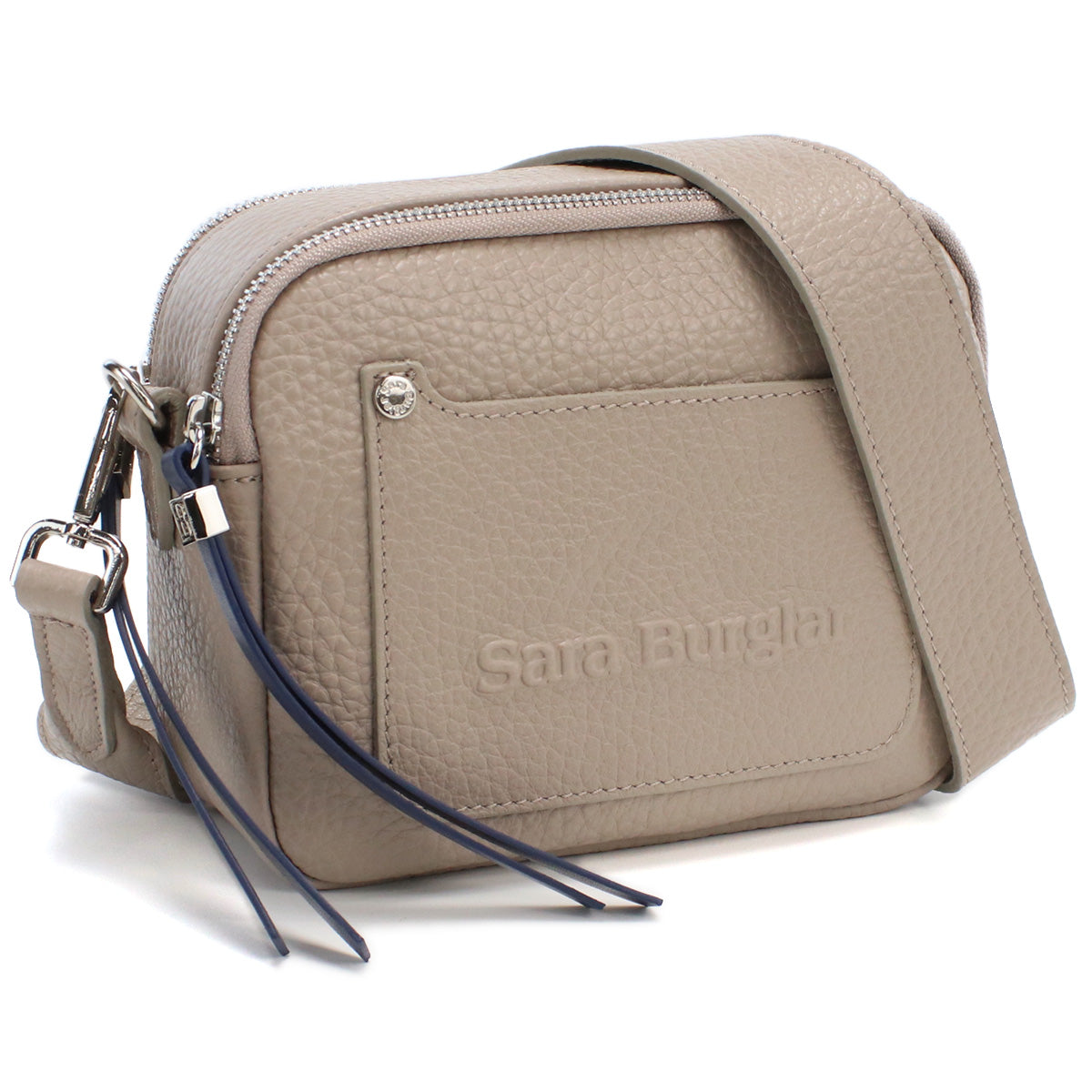 サラバーグラー Sara Burglar  斜め掛け ショルダーバッグ ブランド ロゴ 　916　TAUPE グレー系 bag-01