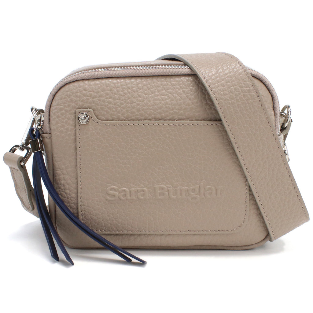 サラバーグラー Sara Burglar  斜め掛け ショルダーバッグ ブランド ロゴ 　916　TAUPE グレー系 bag-01