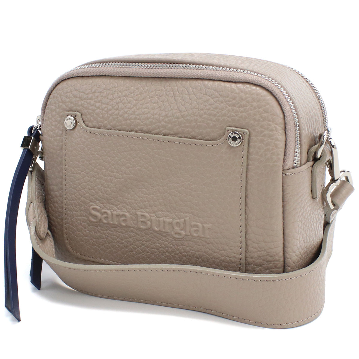 サラバーグラー Sara Burglar  斜め掛け ショルダーバッグ ブランド ロゴ 　916　TAUPE グレー系 bag-01