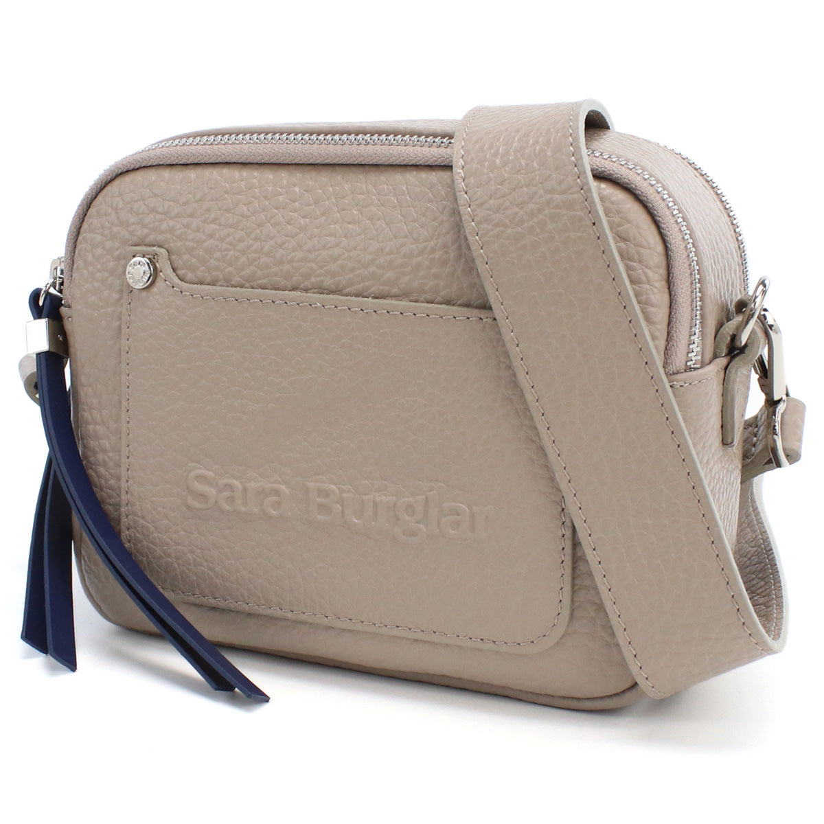 サラバーグラー Sara Burglar  斜め掛け ショルダーバッグ ブランド ロゴ 　916　TAUPE グレー系 bag-01
