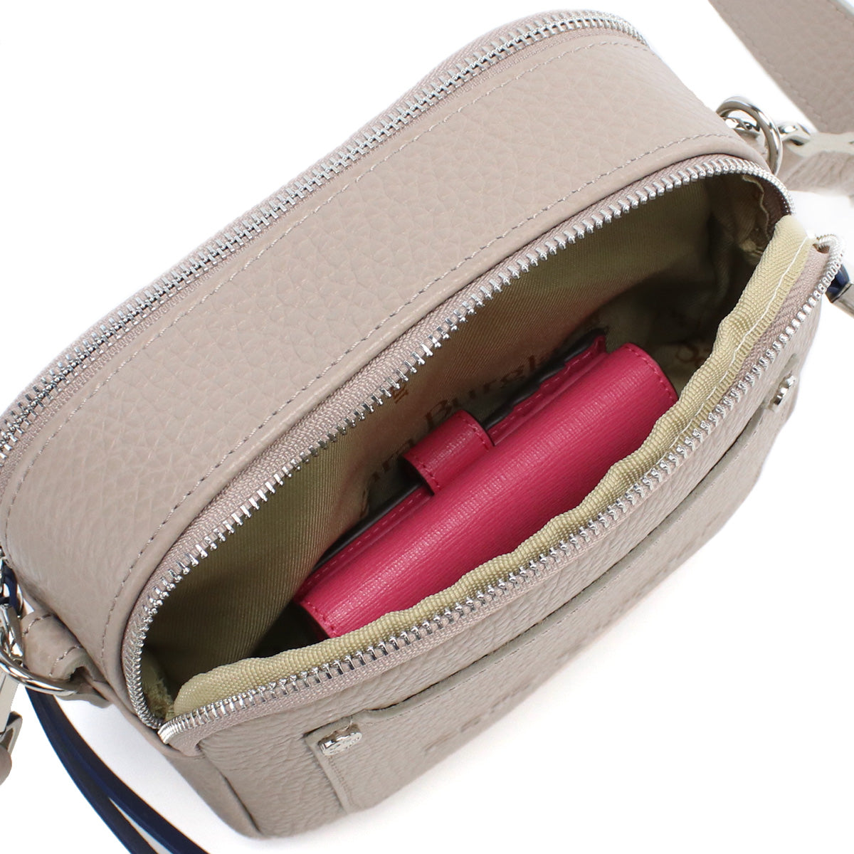 サラバーグラー Sara Burglar  斜め掛け ショルダーバッグ ブランド ロゴ 　916　TAUPE グレー系 bag-01