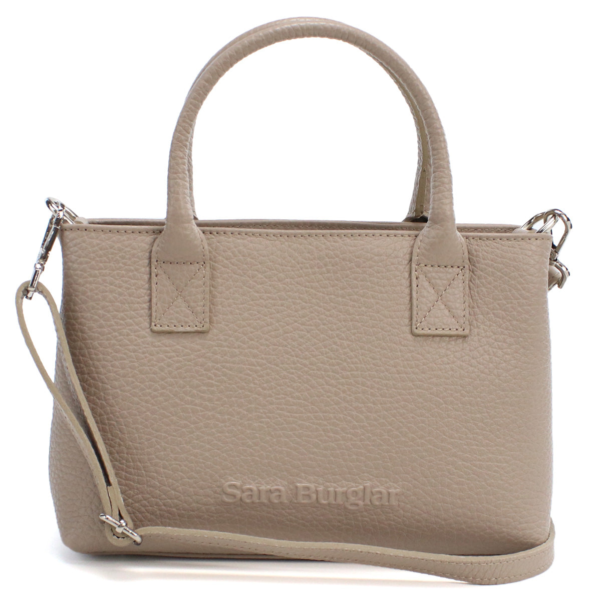 サラバーグラー Sara Burglar  トートバッグ フォーマルバッグ ブランド　076　TAUPE グレー系 bag-01