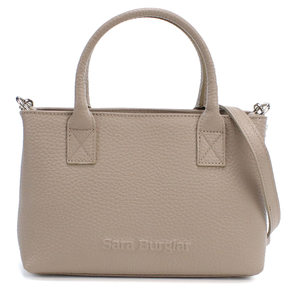 サラバーグラー Sara Burglar  トートバッグ フォーマルバッグ ブランド　076　TAUPE グレー系 bag-01