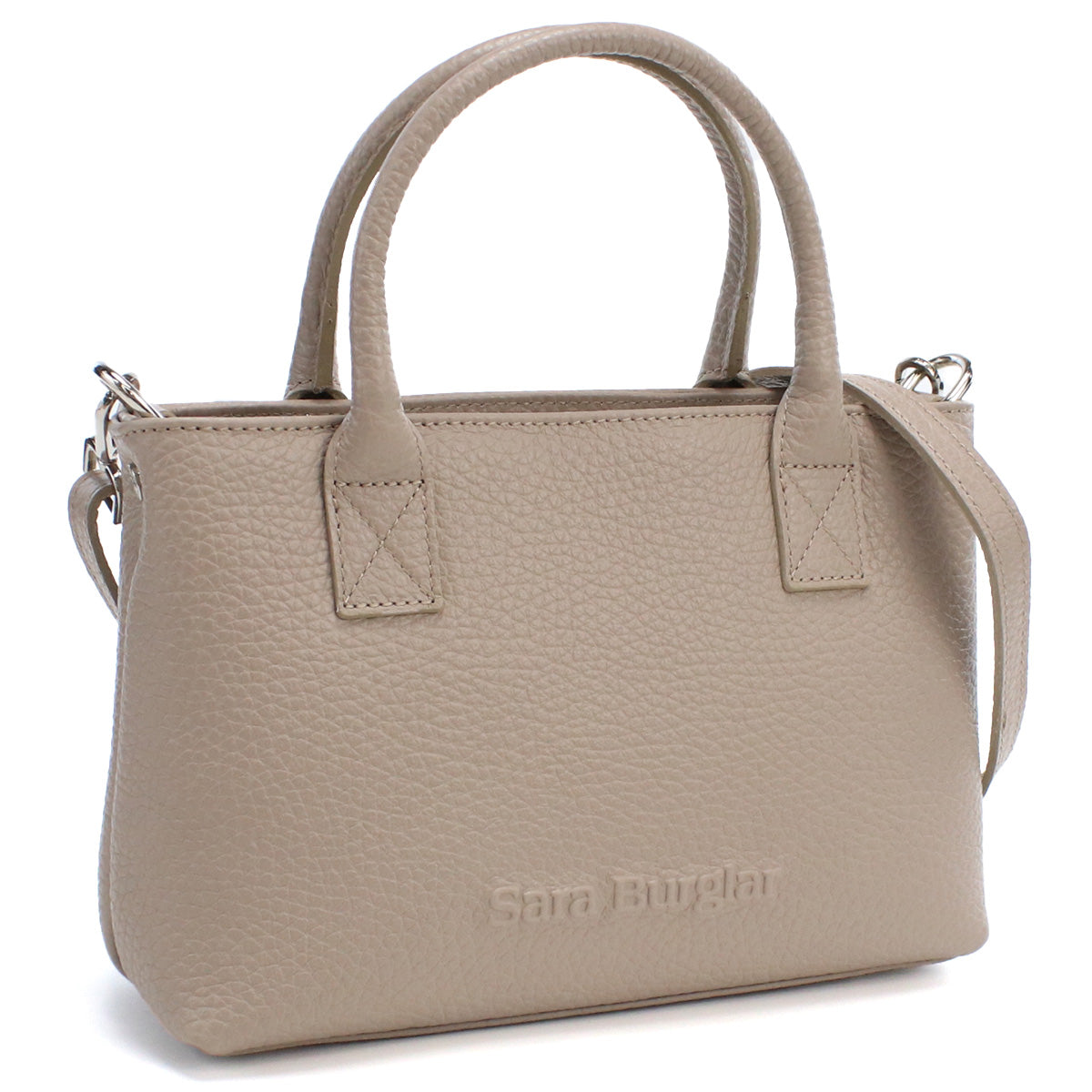 サラバーグラー Sara Burglar  トートバッグ フォーマルバッグ ブランド　076　TAUPE グレー系 bag-01