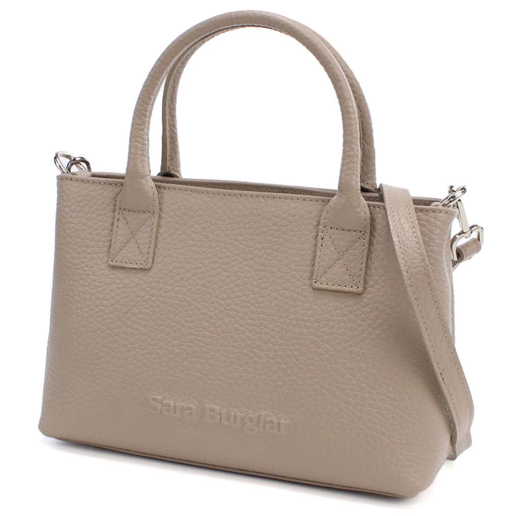 サラバーグラー Sara Burglar  トートバッグ フォーマルバッグ ブランド　076　TAUPE グレー系 bag-01