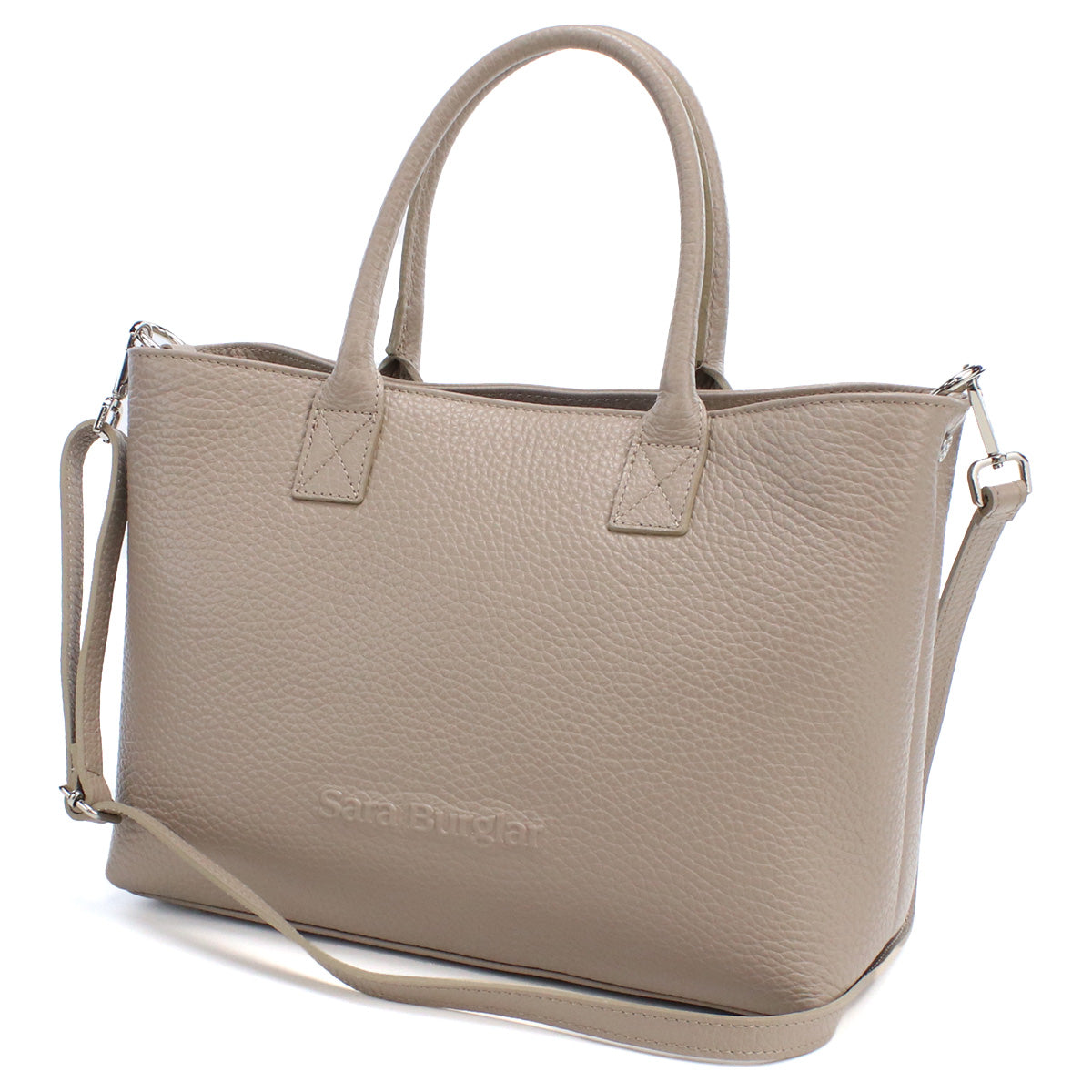 サラバーグラー Sara Burglar  トートバッグ フォーマルバッグ ブランド　075　TAUPE グレー系　bag-01
