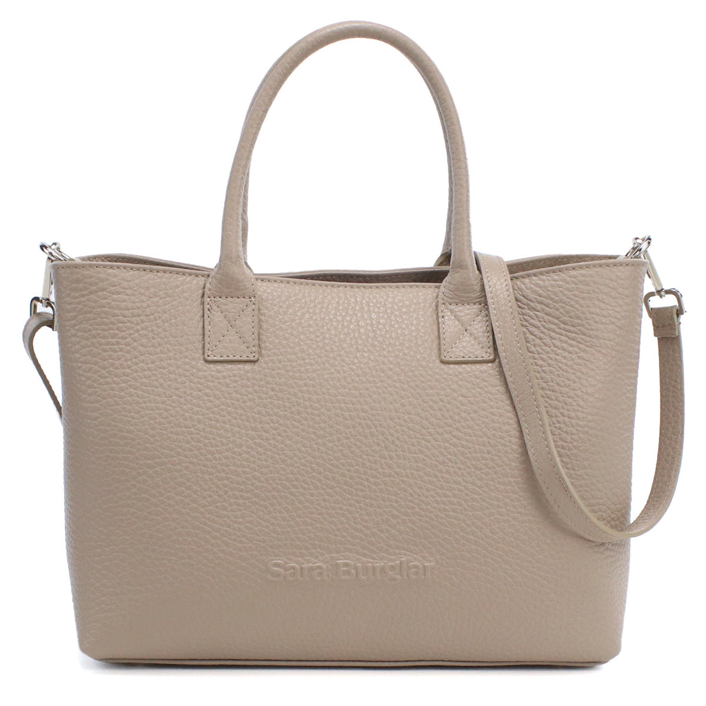 サラバーグラー Sara Burglar  トートバッグ フォーマルバッグ ブランド　075　TAUPE グレー系　bag-01