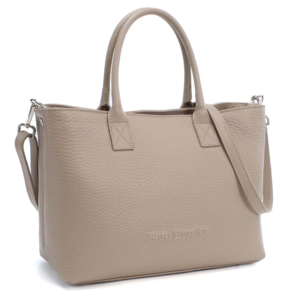 サラバーグラー Sara Burglar  トートバッグ フォーマルバッグ ブランド　075　TAUPE グレー系　bag-01