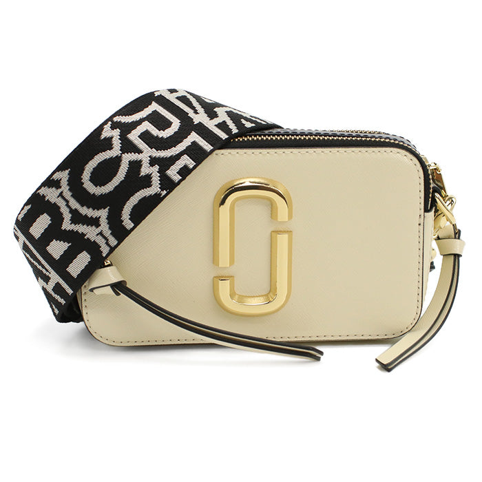 マークジェイコブス MARC JACOBS THE SNAPSHOT 斜め掛けショルダー2S3HCR500H03　134CLOUD WHITE-MULTI ホワイト系 bag-01