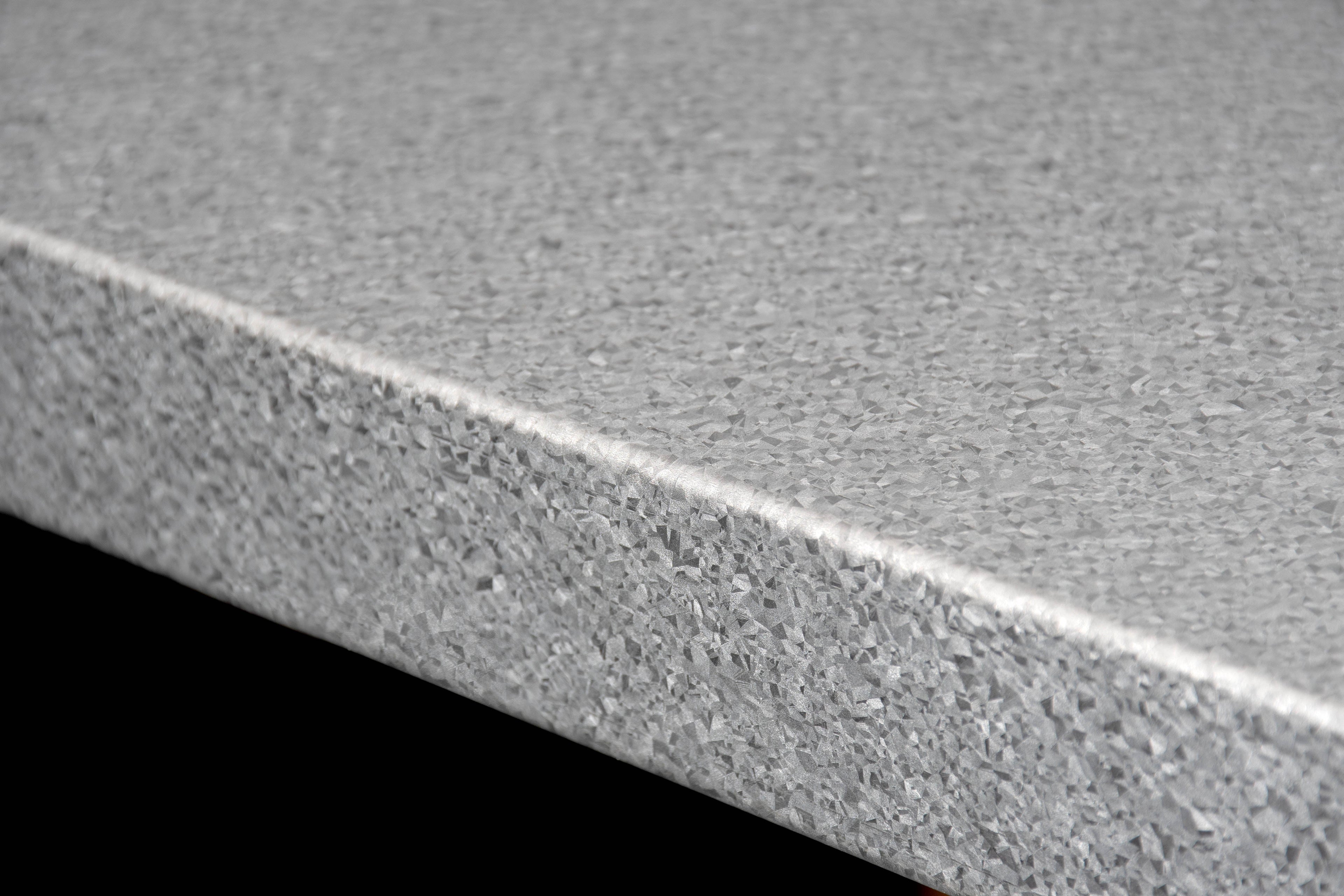 PROFACE Carrello in acciaio Galvalume con maniglia a 3 ripiani, altezza 105 cm, profondità 46 cm, larghezza 60 cm TGGS3-46609