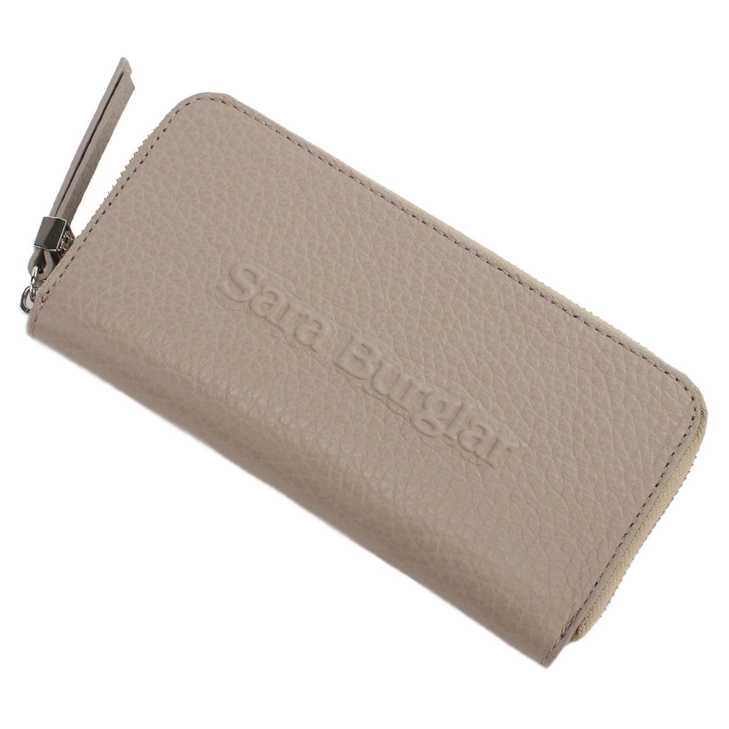サラバーグラー Sara Burglar  長財布ラウンドファスナー ブランド　110L　TAUPE　グレージュ　wallet-01 gsw-2