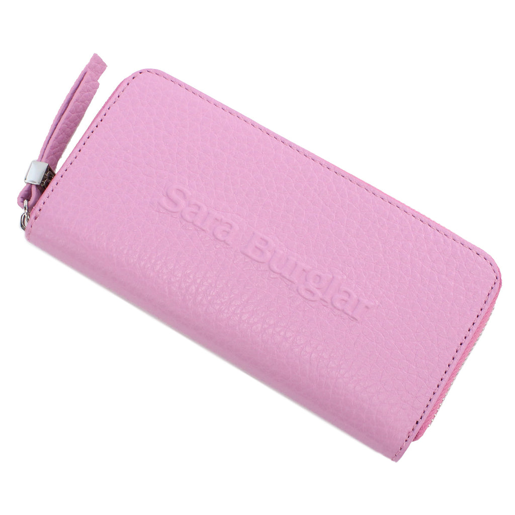 サラバーグラー Sara Burglar  長財布ラウンドファスナー　ブランド　110L　GLICINE　ピンク系　wallet-01　gsw-2