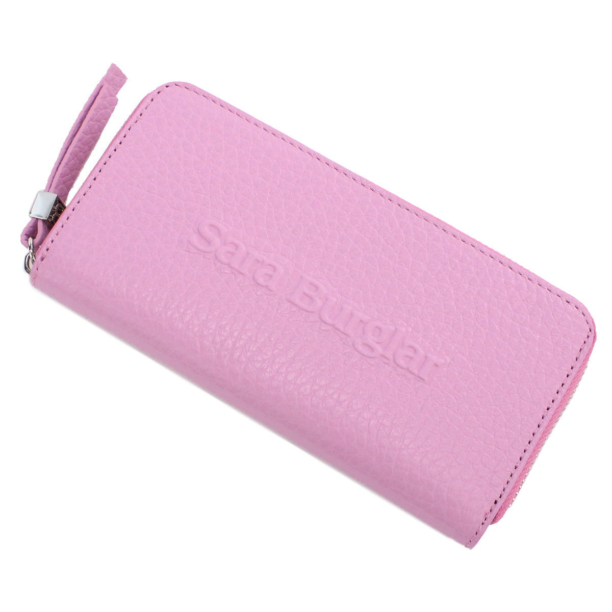 サラバーグラー Sara Burglar  長財布ラウンドファスナー　ブランド　110L　GLICINE　ピンク系　wallet-01　gsw-2