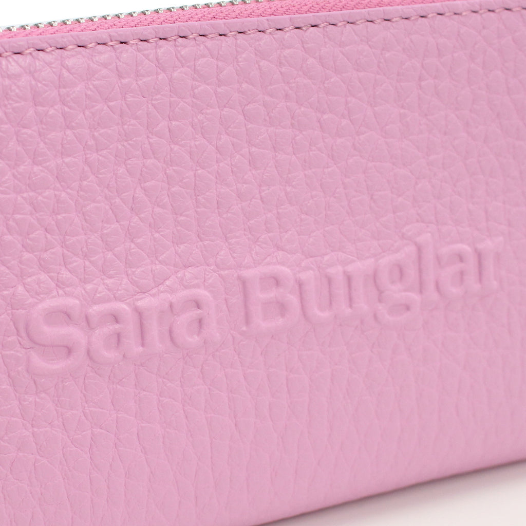 サラバーグラー Sara Burglar  長財布ラウンドファスナー　ブランド　110L　GLICINE　ピンク系　wallet-01　gsw-2