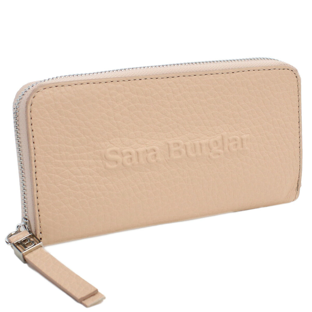 サラバーグラー Sara Burglar  長財布ラウンドファスナー　ブランド　110L　NUDE　ピンク系　wallet-01　gsw-2