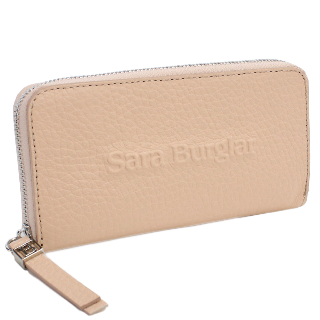 サラバーグラー Sara Burglar  長財布ラウンドファスナー　ブランド　110L　NUDE　ピンク系　wallet-01　gsw-2