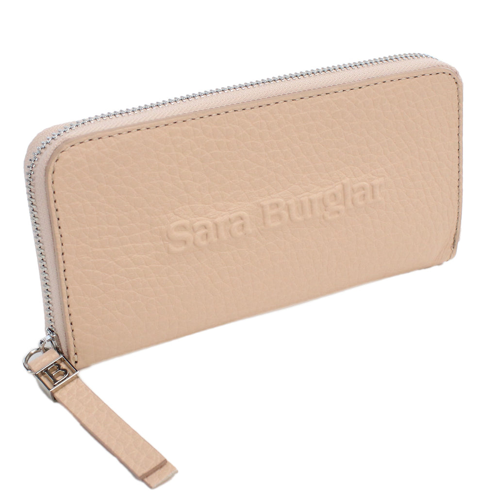 サラバーグラー Sara Burglar  長財布ラウンドファスナー　ブランド　110L　NUDE　ピンク系　wallet-01　gsw-2