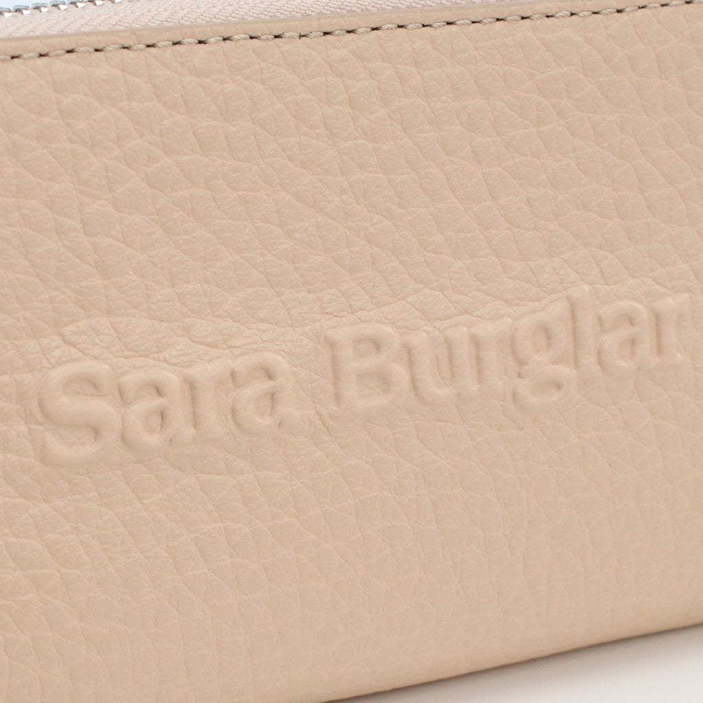 サラバーグラー Sara Burglar  長財布ラウンドファスナー　ブランド　110L　NUDE　ピンク系　wallet-01　gsw-2