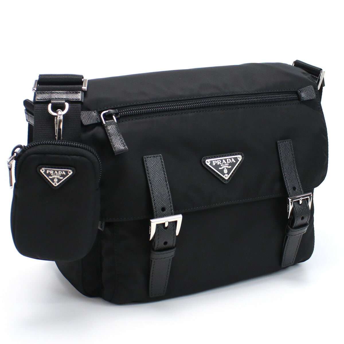 プラダ PRADA 斜め掛け ショルダーバッグ ブランド1BD953　RV44 V B1M　F0002NERO ブラック bag-01