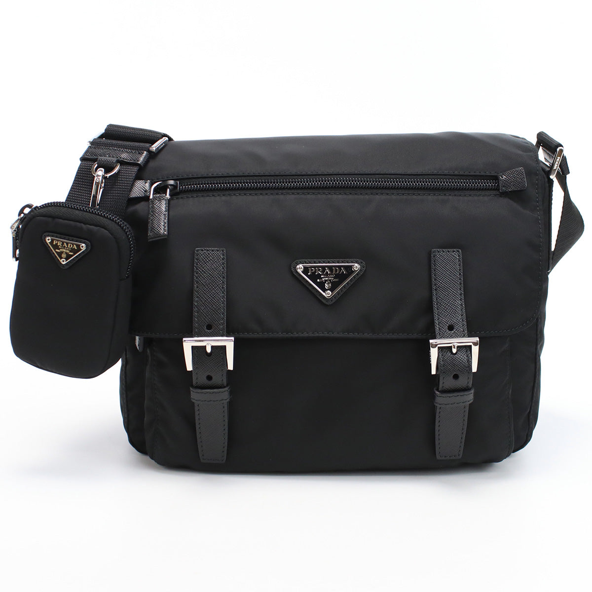 プラダ PRADA 斜め掛け ショルダーバッグ ブランド1BD953　RV44 V B1M　F0002NERO ブラック bag-01