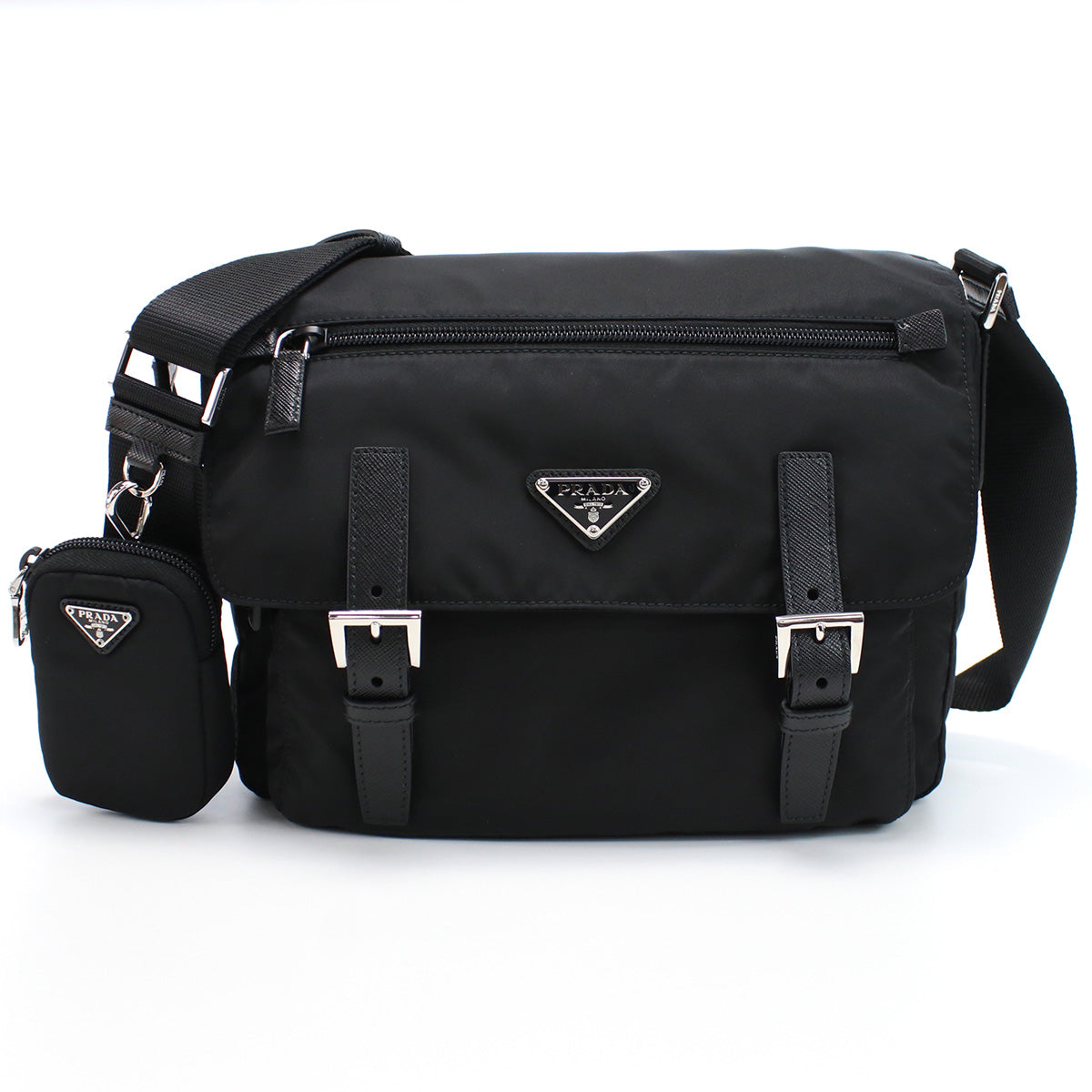 プラダ PRADA 斜め掛け ショルダーバッグ ブランド1BD953　RV44 V B1M　F0002NERO ブラック bag-01