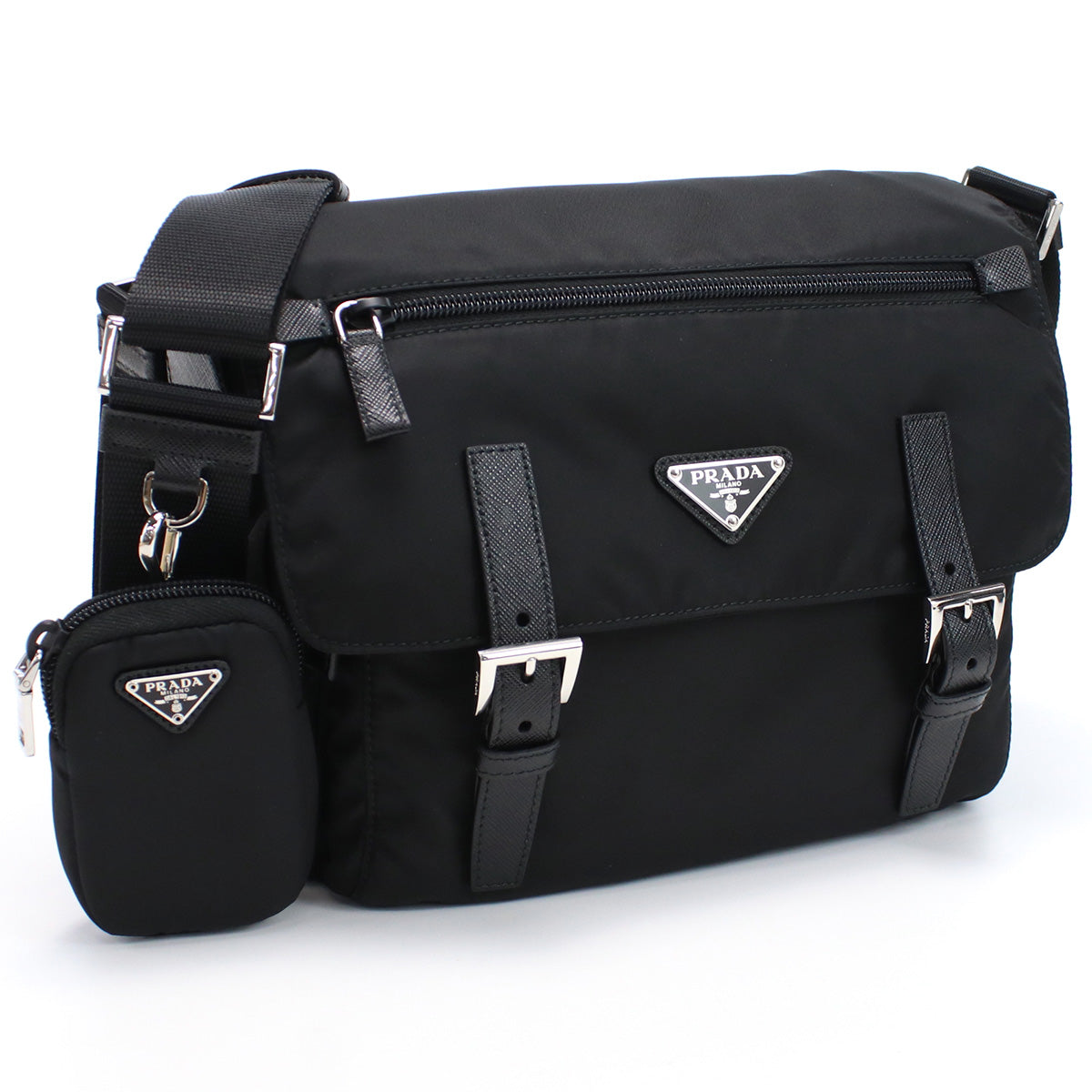 プラダ PRADA 斜め掛け ショルダーバッグ ブランド1BD953　RV44 V B1M　F0002NERO ブラック bag-01