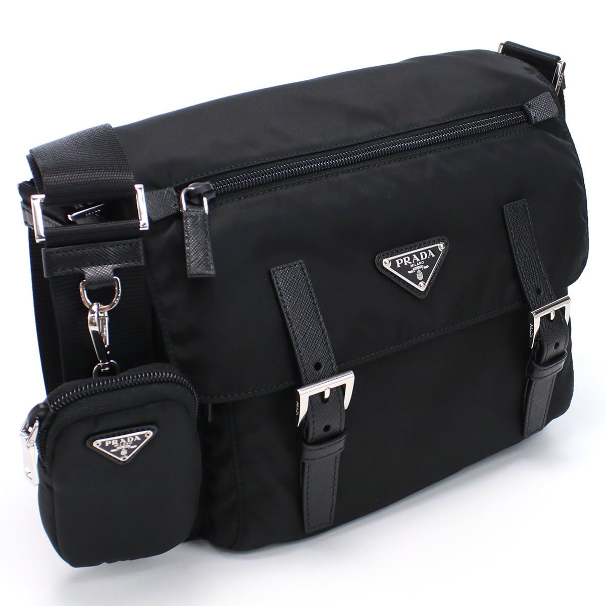 プラダ PRADA 斜め掛け ショルダーバッグ ブランド1BD953　RV44 V B1M　F0002NERO ブラック bag-01