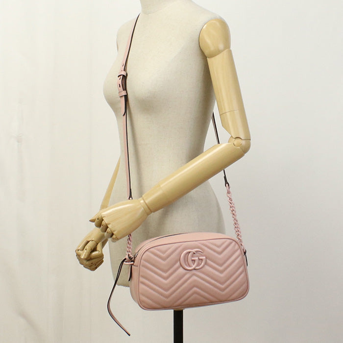 グッチ GUCCI GG MARMONT 2.0 斜め掛けショルダー ブランド　GGマーモント447632　DAAAH　5909ピンク系　bag-01