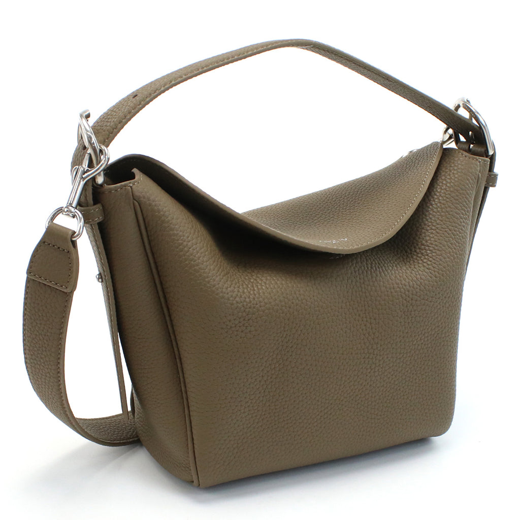 アペードモッド APEDE MOD  セミショルダー ブランド ハンドバッグCUBE BAG 6971899786327ETOUPE TOGO ブラウン系 bag-01