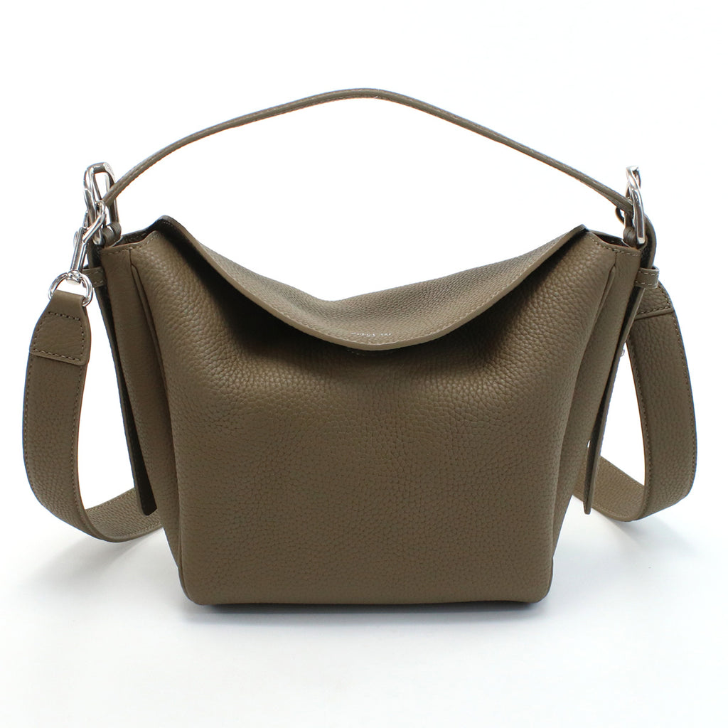 アペードモッド APEDE MOD  セミショルダー ブランド ハンドバッグCUBE BAG 6971899786327ETOUPE TOGO ブラウン系 bag-01