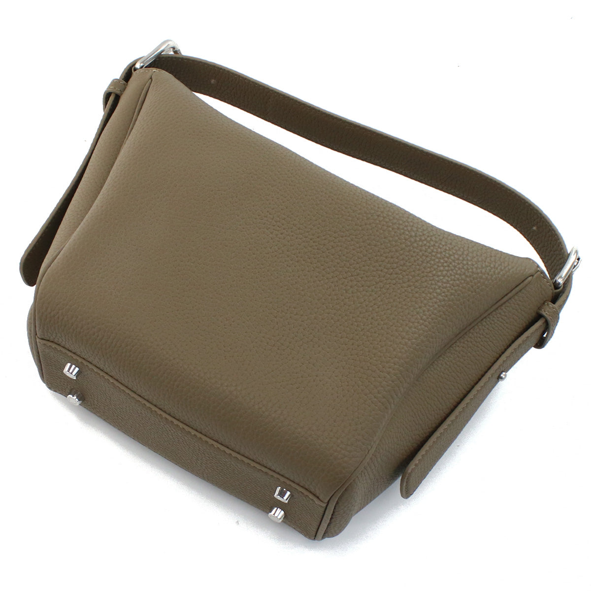アペードモッド APEDE MOD  セミショルダー ブランド ハンドバッグCUBE BAG 6971899786327ETOUPE TOGO ブラウン系 bag-01