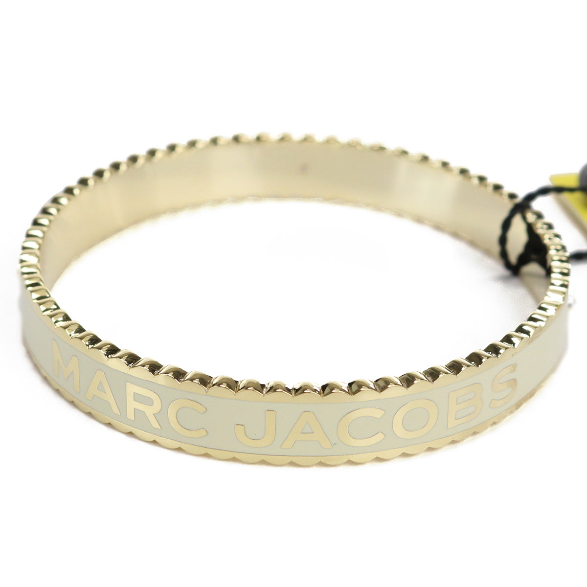 マークジェイコブス MARC JACOBS THE MEDALLION LG BANGLE バングルJ105MT7PF22　108CREAM-GOLD ホワイト系 accessory-01