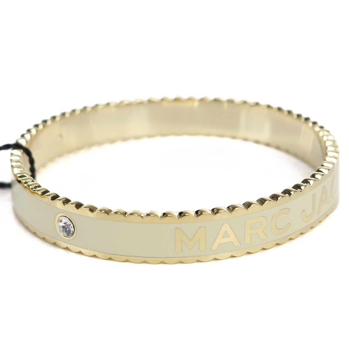 マークジェイコブス MARC JACOBS THE MEDALLION LG BANGLE バングルJ105MT7PF22　108CREAM-GOLD ホワイト系 accessory-01