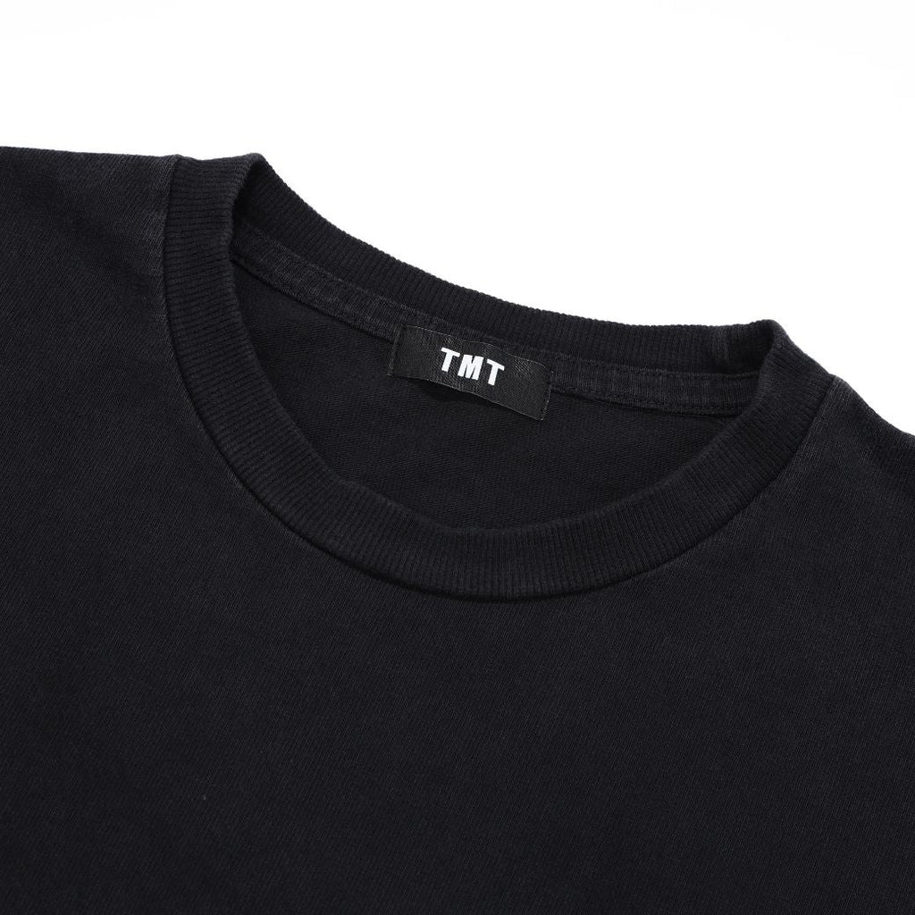 T-SHIRT NERA IN COTONE DRY MANICA CORTA / NERO
