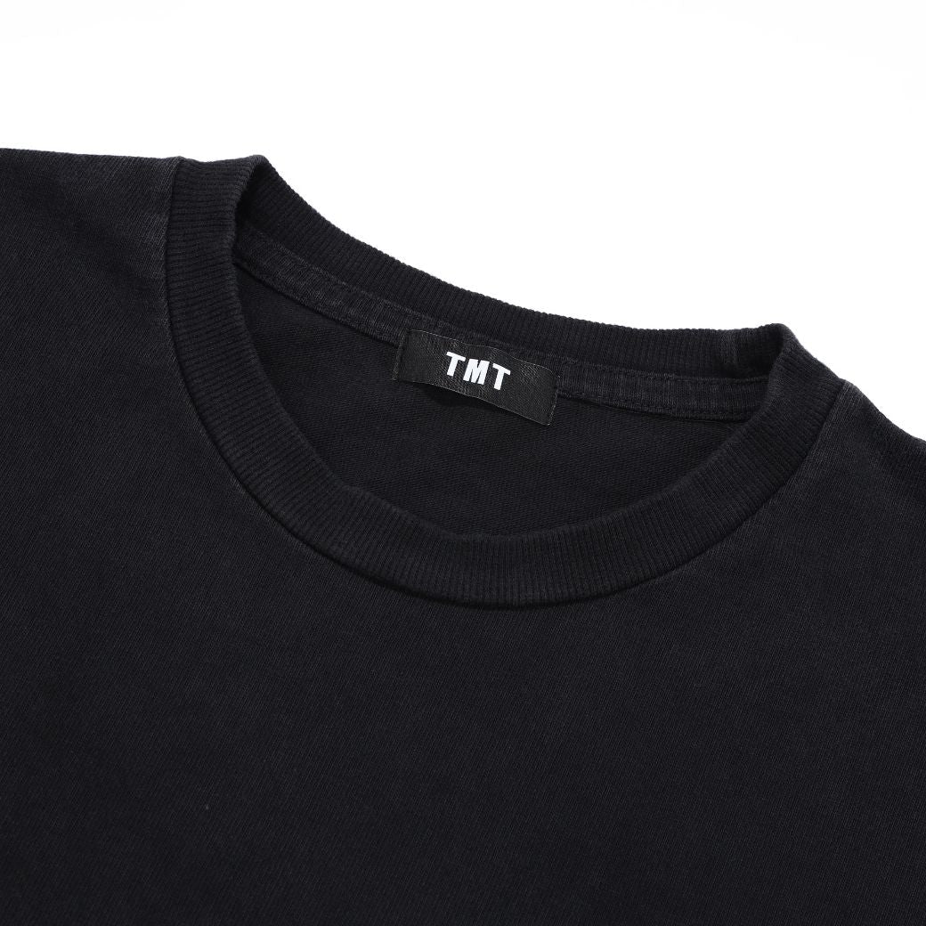 T-SHIRT NERA IN COTONE DRY MANICA CORTA / NERO