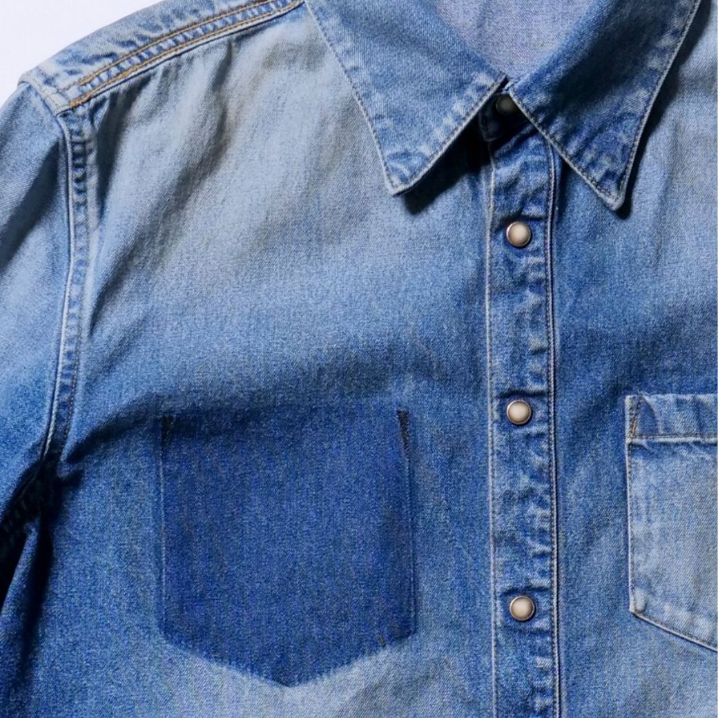 Camicia in denim 10oz (grunge)