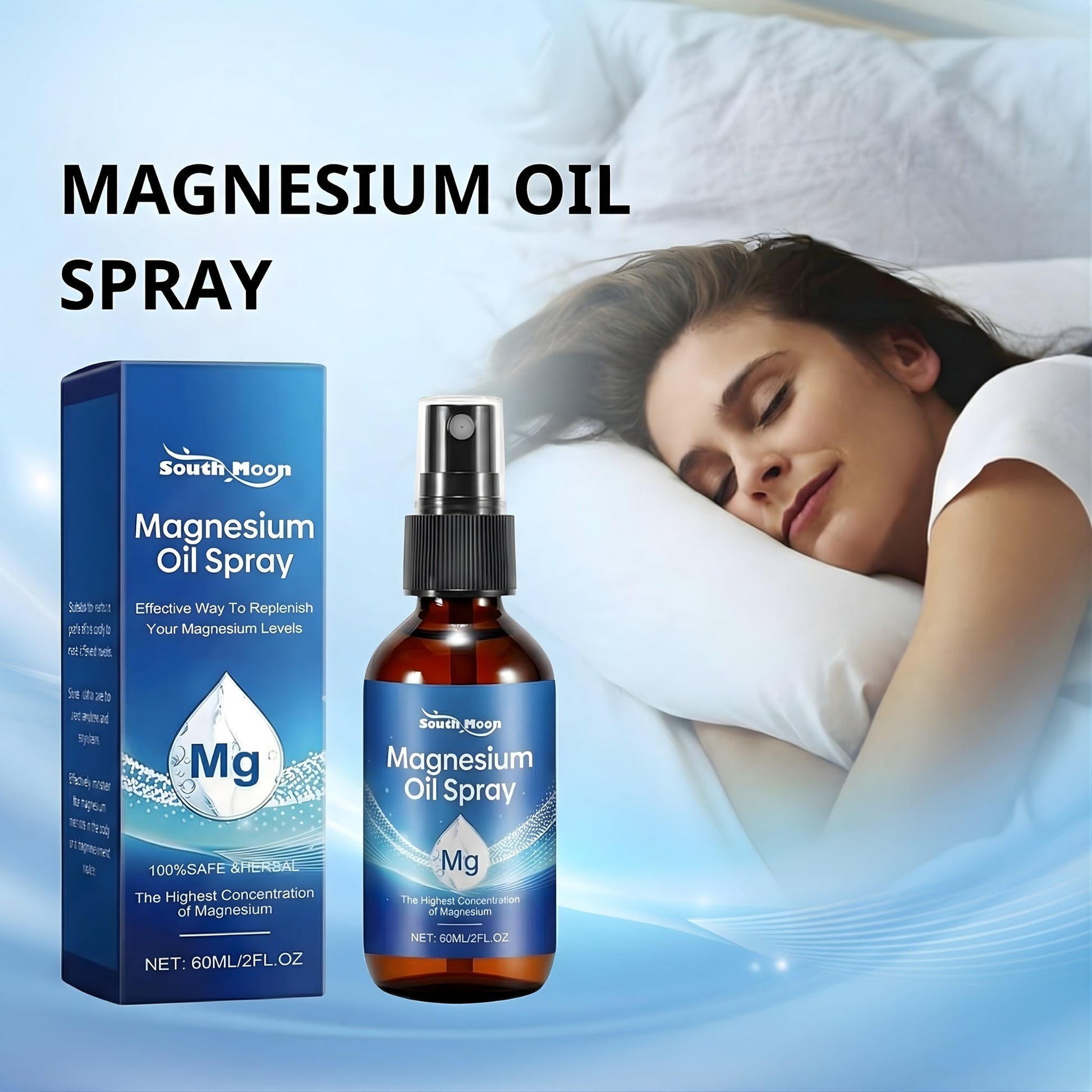 Magnesium Oil Sleep Spray | Tea Tree | Pre-Bedtime Relaxation & Skin Care