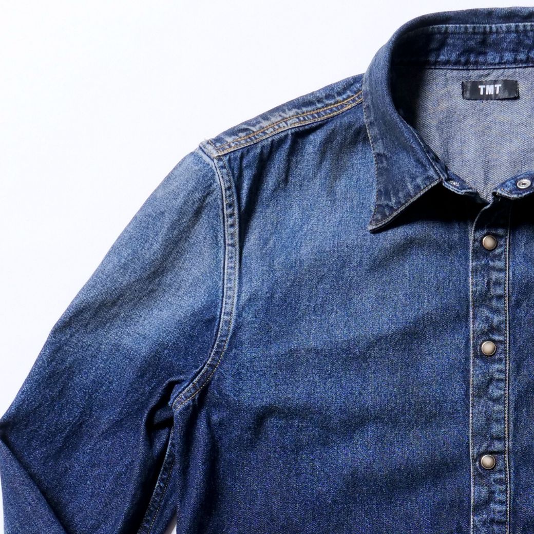 Camicia in denim 10 once (finitura vintage)