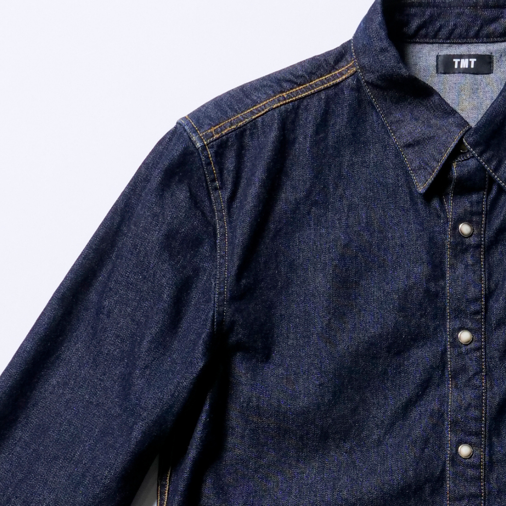 Camicia in denim 10oz (lavaggio unico)