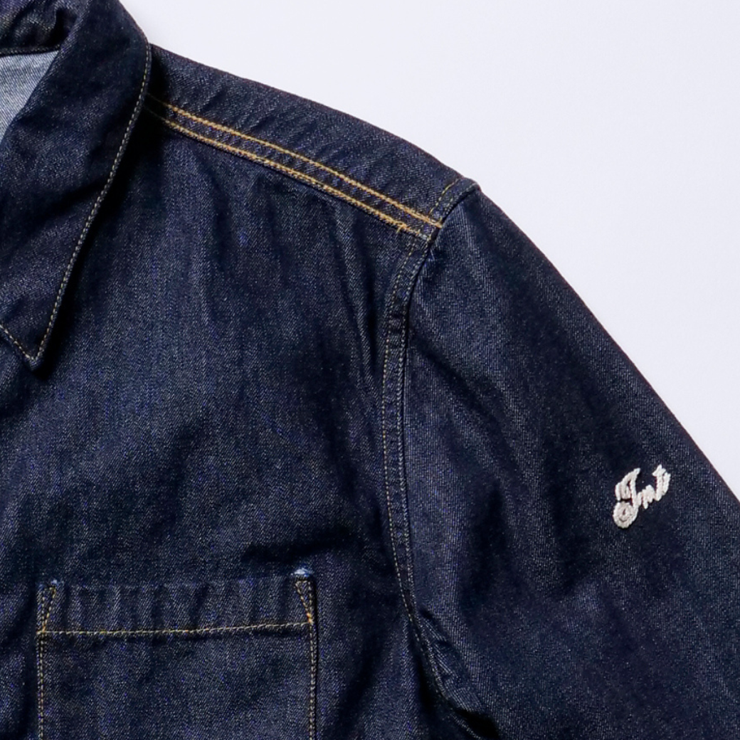 Camicia in denim 10oz (lavaggio unico)