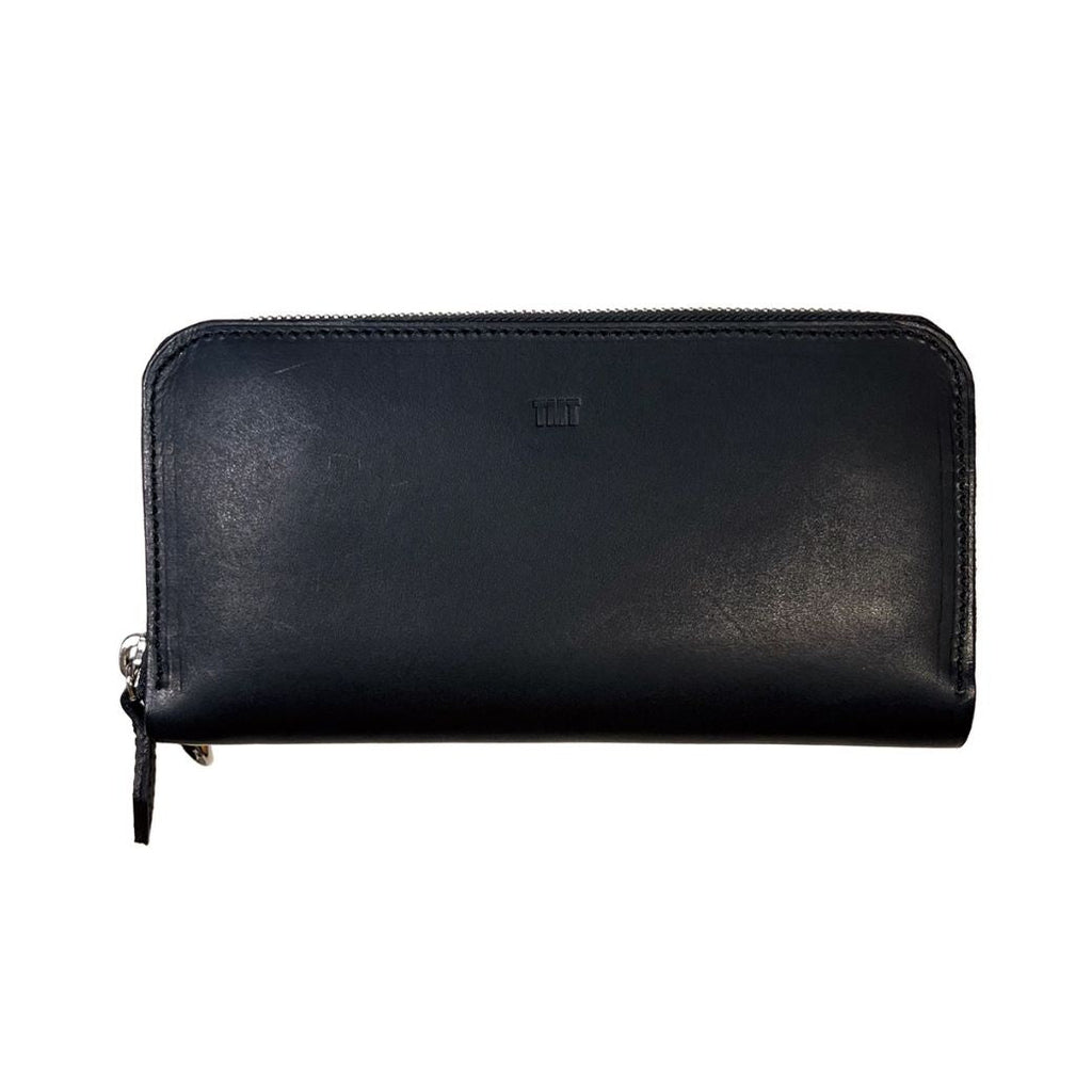 INDIGO LEATHER STADS WALLET (LONG)