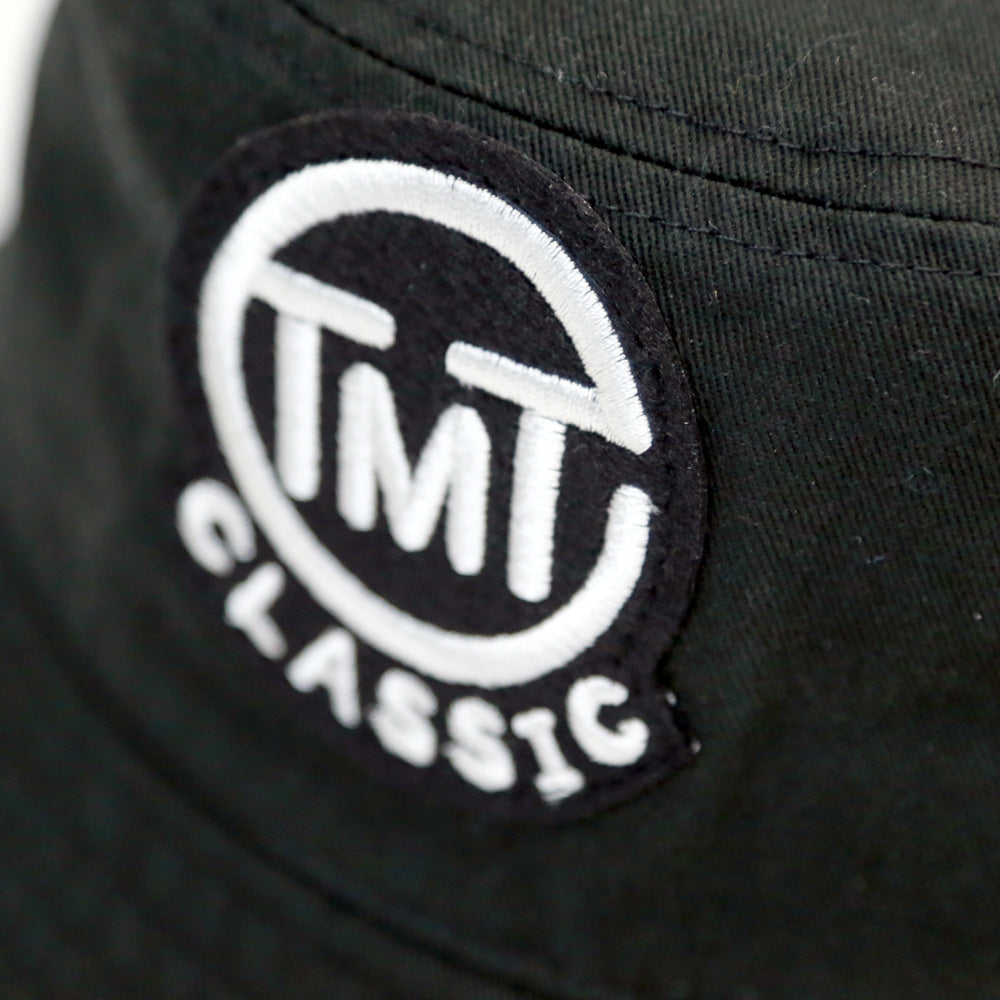 BUCKET HAT CON LOGO CIRCOLARE / NERO