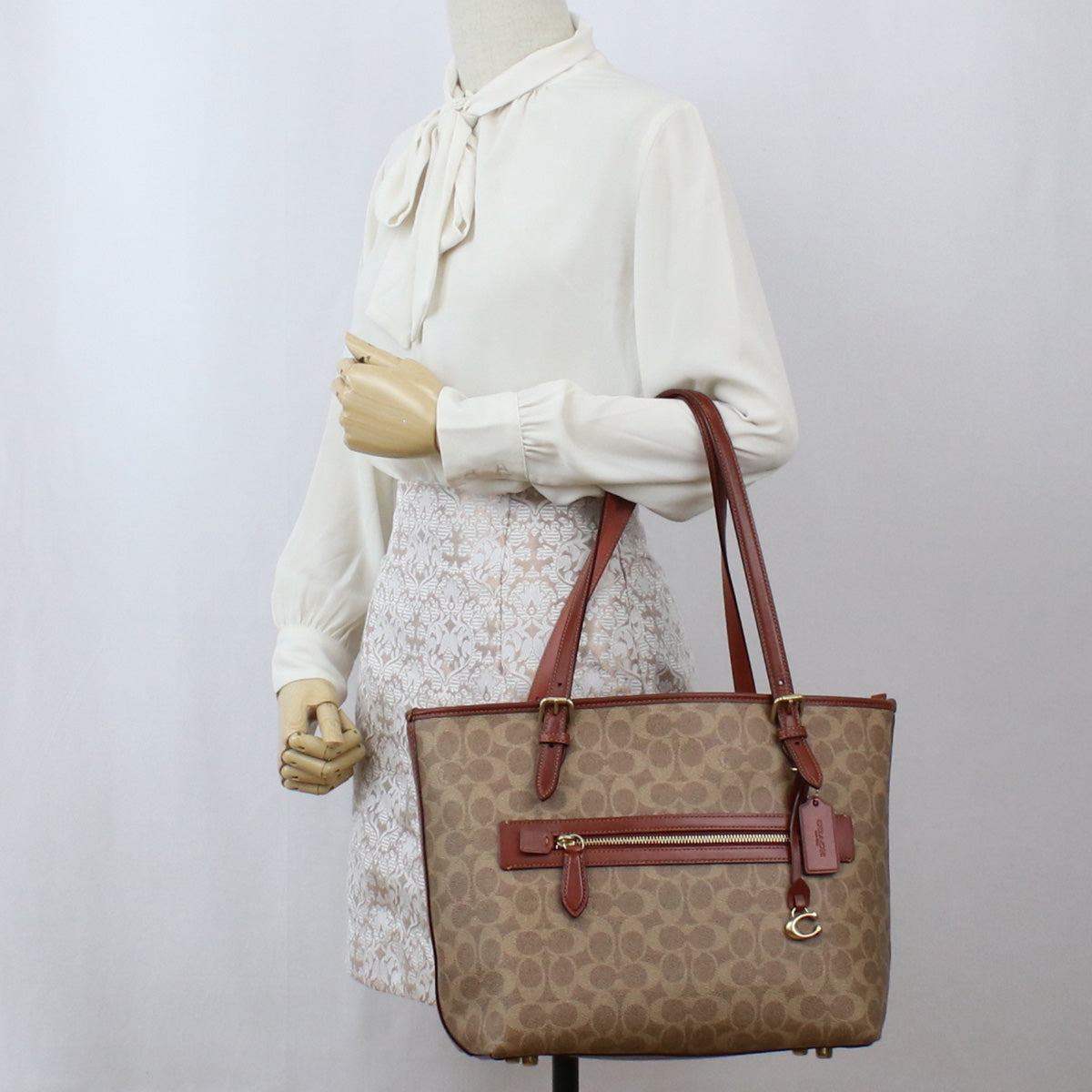 コーチ COACH トートバッグCC402　B4NQ4　ブラウン系